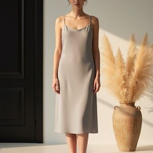 Anthropologie Altar ‘D State Sage Green Spaghetti Strap Midi Dress, Size L